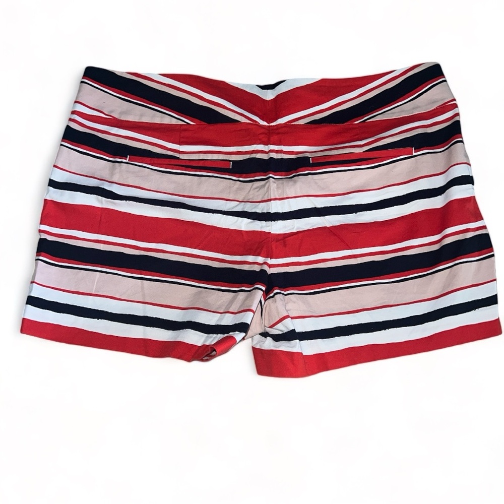 Ann Taylor striped shorts - 16 red pink navy